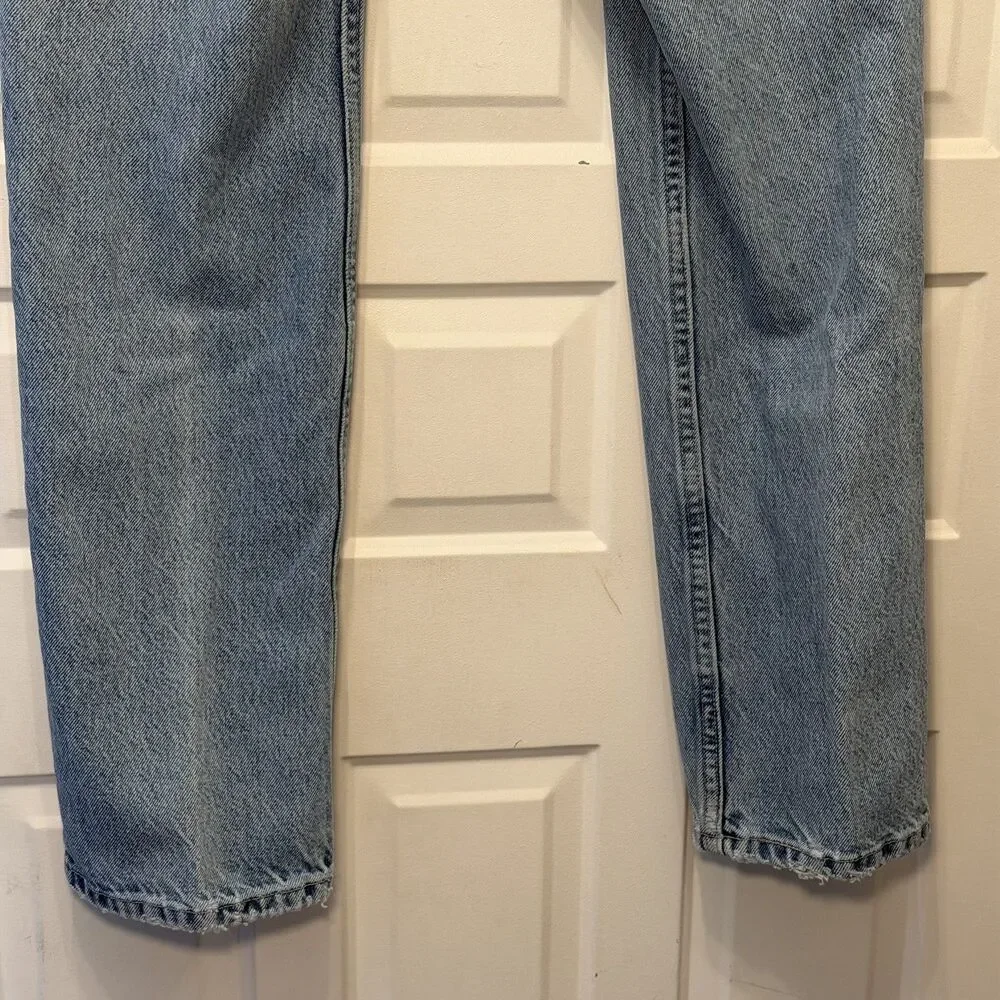 Vintage Levis L2 Jeans White Tab 11 Jr M Black Patch Blue 5001A Made in Mexico